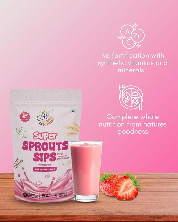 Super Sprouts Sips Strawberry flavour (200g)
